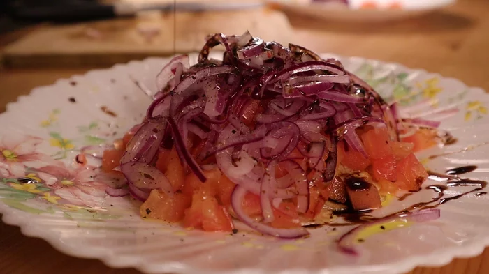 Mushroom carpaccio...mushroom salad in general - My, Recipe, Food, Salad, Mushrooms, Snack, Video recipe, Video, Longpost, Carpaccio