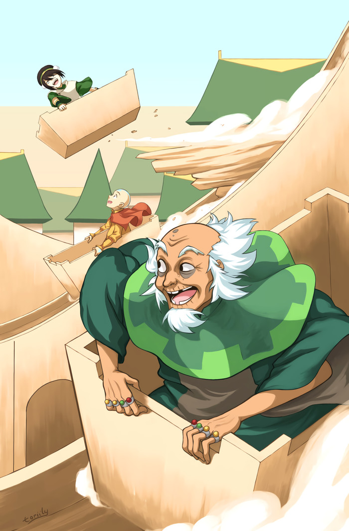 Omashu's delivery system