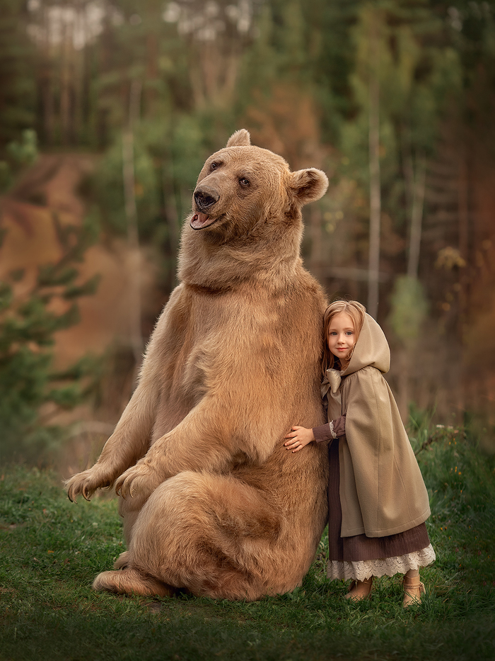 Маша и Медведь Медведь, Дети, Фотосессия, Фотография, Длиннопост