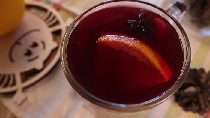 Non-alcoholic mulled wine...It happens too - My, Food, Beverages, Mulled wine, Recipe, Video recipe, Soft drinks, Video, Longpost