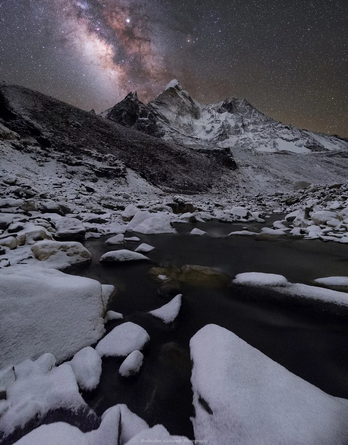 Post #7227480 - My, Himalayas, Nepal, Milky Way, Galaxy, Night