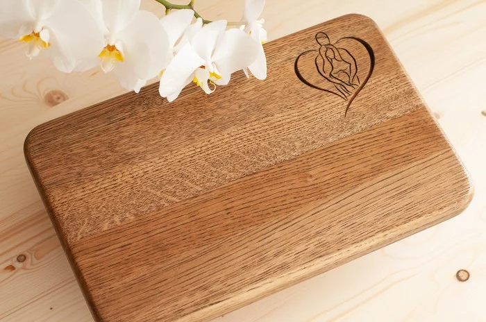 Cutting board as an exclusive gift for March 8!!! - Carpenter, March 8 - International Women's Day, Presents, Decor, Gift idea, Handmade, Engraving, Woodworking, Longpost