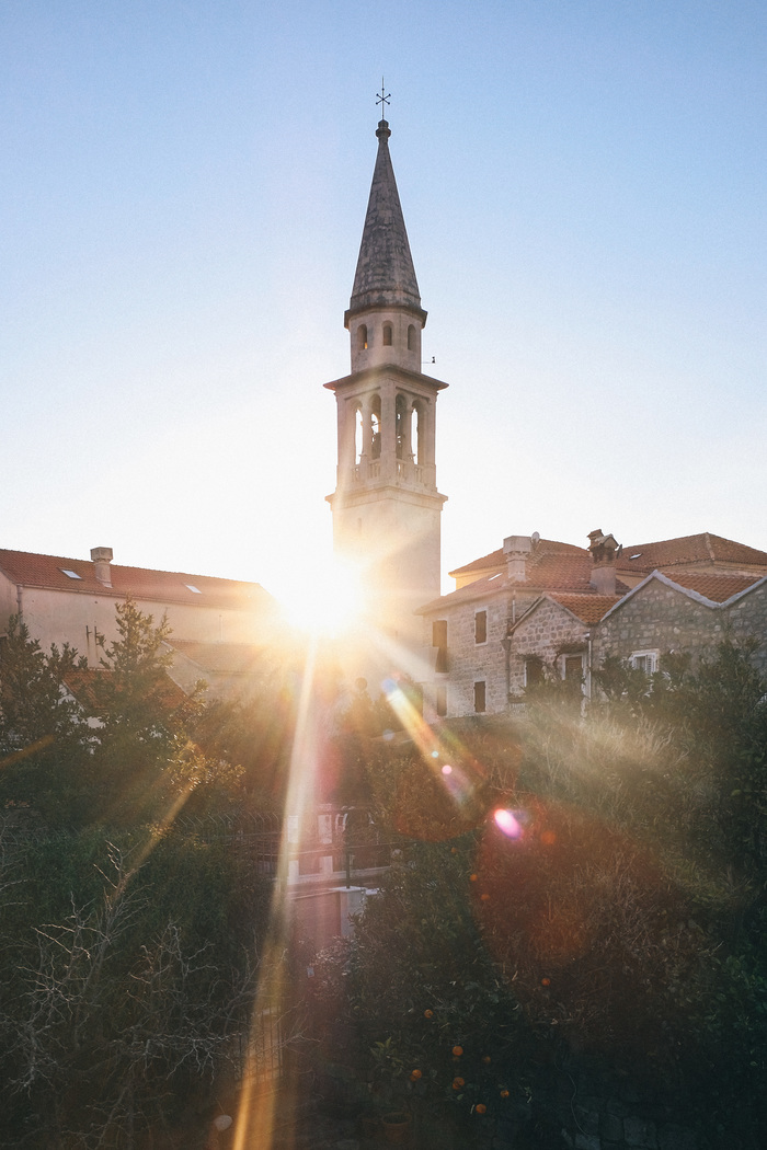 Вид на Старую Будву с городской стены