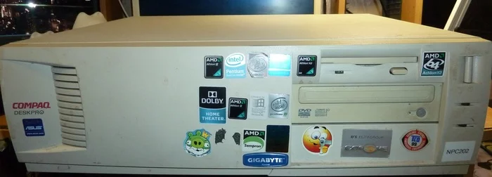 Compaq Deskpro PD1005 - My, Longpost, Compaq, Pentium 3, IT, Computer, Old iron, Old school, 