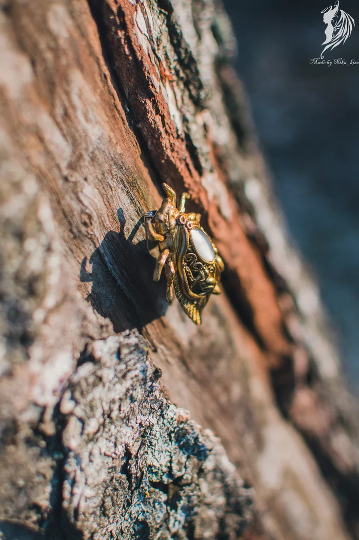Cicada made from polymer clay - My, Handmade, Polymer clay, Longpost, Cicada, Nika_kiss, Insects