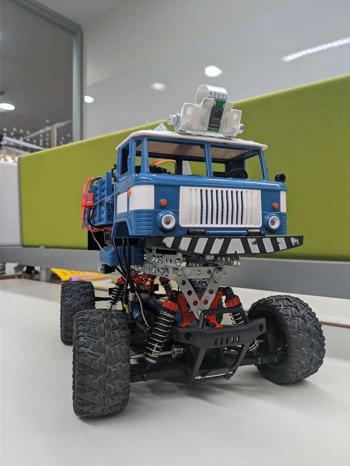  66 Monster Truck 1/16  ,  , Tensorflow,  , Raspberry pi, Arduino, , 