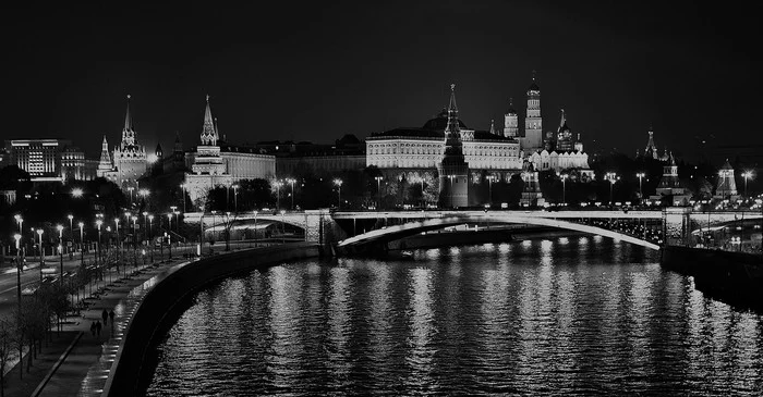 Немного Москвы в монохроме - Моё, Москва, Зарядье, Фотография, Черно-белое фото