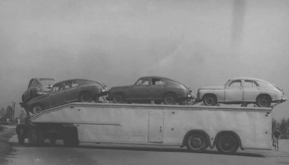 Transportation of new cars to the USSR. How it was? - My, Auto, Domestic auto industry, Maz, Zil, Longpost