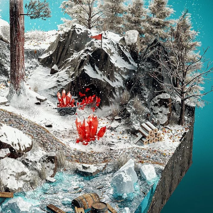 3D dioramas based on Heroes III - Герои меча и магии, Hota, HOMM III, 3D modeling, Video, Longpost