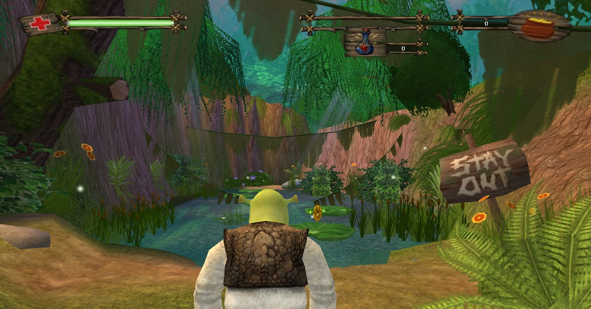 Игра второй этап. Шрек 2 игра. Игра Шрек 2004. Shrek игра 1. Компьютерная игра Шрек 2.