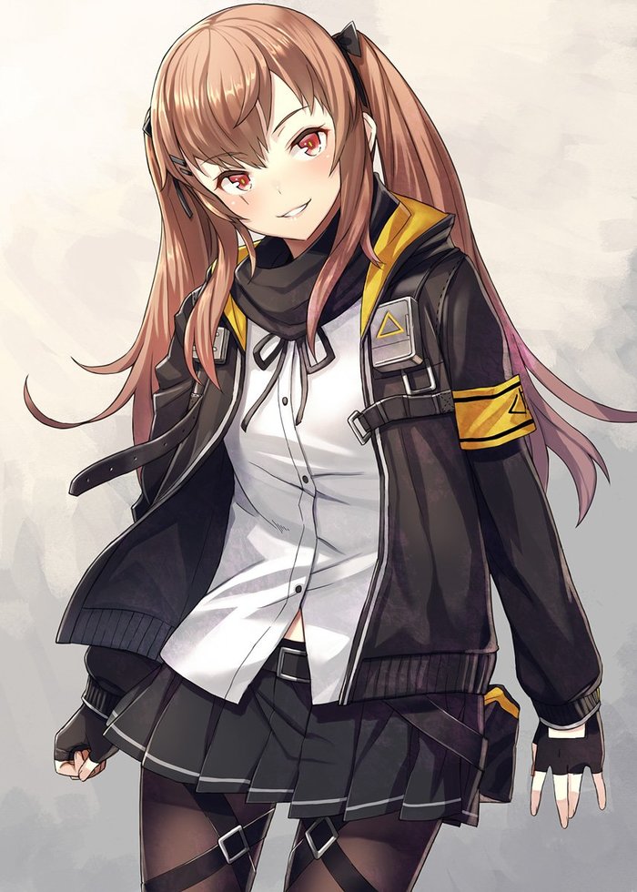 Ump9 , Anime Art, Girls Frontline, Ump9, Itou