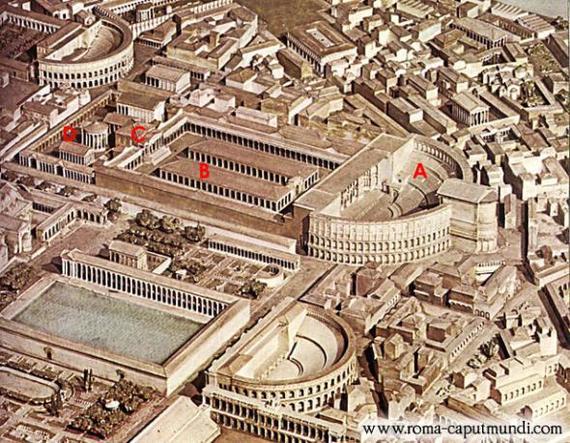 Theater of Pompey in Rome - Ancient Rome, Rome, Architecture, Gnaeus Pompey, Longpost