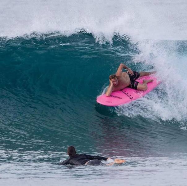 Learn, new guy - Surfing, Like a Boss, Master Class, The photo