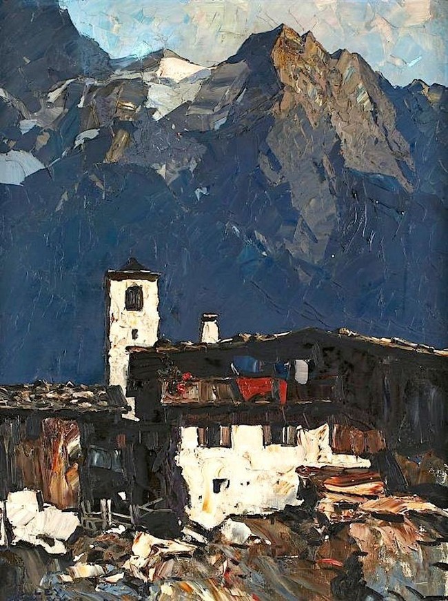 Artist Oskar Mulley - Art, Painting, The mountains, Austria, Landscape, A selection, Longpost