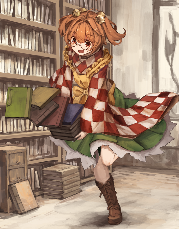 Motoori Kosuzu , Anime Art, Touhou, Motoori Kosuzu, Yanyan