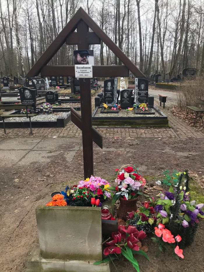 Где похоронен Алексей Балабанов Балабанов, Санкт-Петербург, Длиннопост, Кладбище, Могила