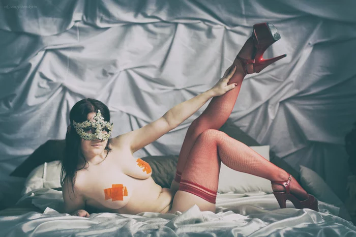 One of the first experiences in the studio - NSFW, My, Girls, Studio, Boobs, BDSM, Erotic, Booty, Naked, Longpost, 18+