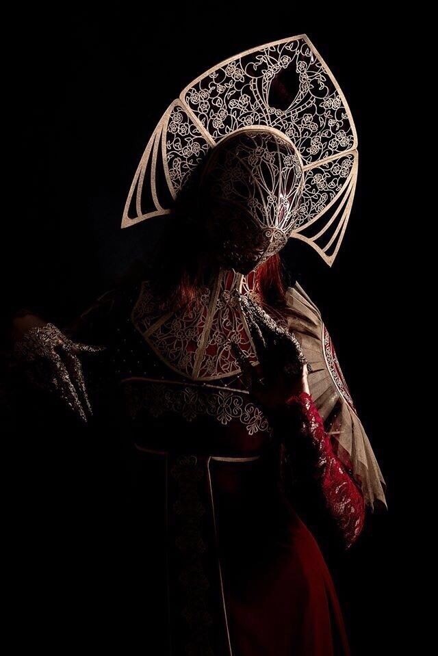 Kokoshnik of the queen of horrors - Cosplay, Kokoshnik, Longpost