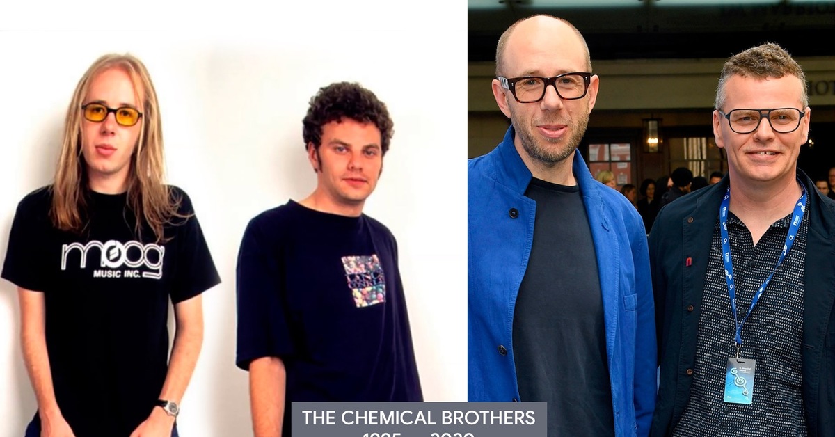 Как изменились группы. Кемикал brothers. Chemical brothers молодые. Химические братья. Chemical brothers 2020 Tour.