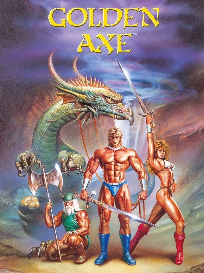 Golden AXE - Art, Drawing, Golden AXE, Tyris Flare, Gilius Thunderhead, Ax Battler, Games, Slashers