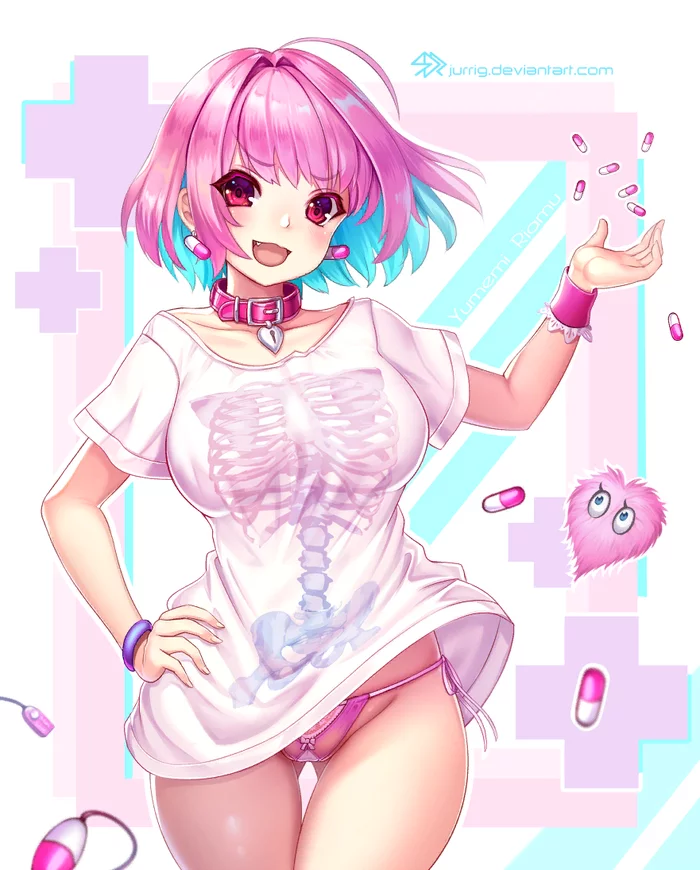 Riamu - NSFW, Yumemi Riamu, Idolmaster Cinderella Girls, The idolmaster, Anime art, Anime, Pantsu