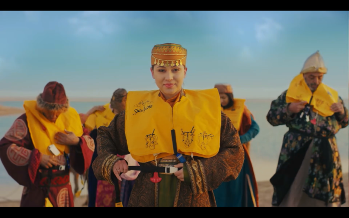 Оригинальное видео с инструкцией по безопасности от Uzbekistan Airways ...