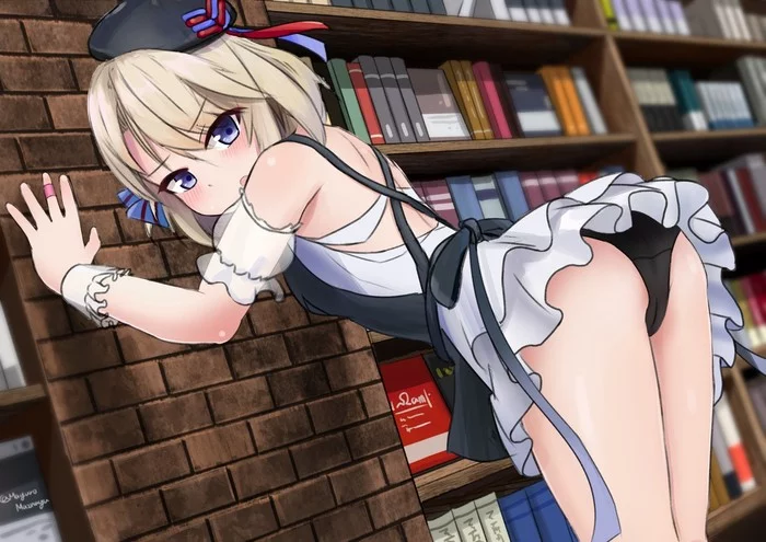 Destroyer Z-23 - NSFW, Anime, Anime art, Azur lane, Z23, Pantsu