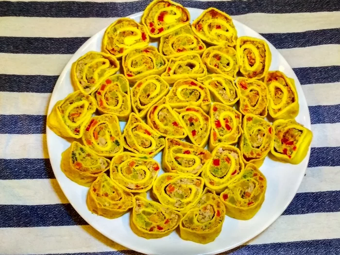 Яичный рулет с курицей и овощами на пару Рецепт, Курица, Рулет, Яичница, Длиннопост