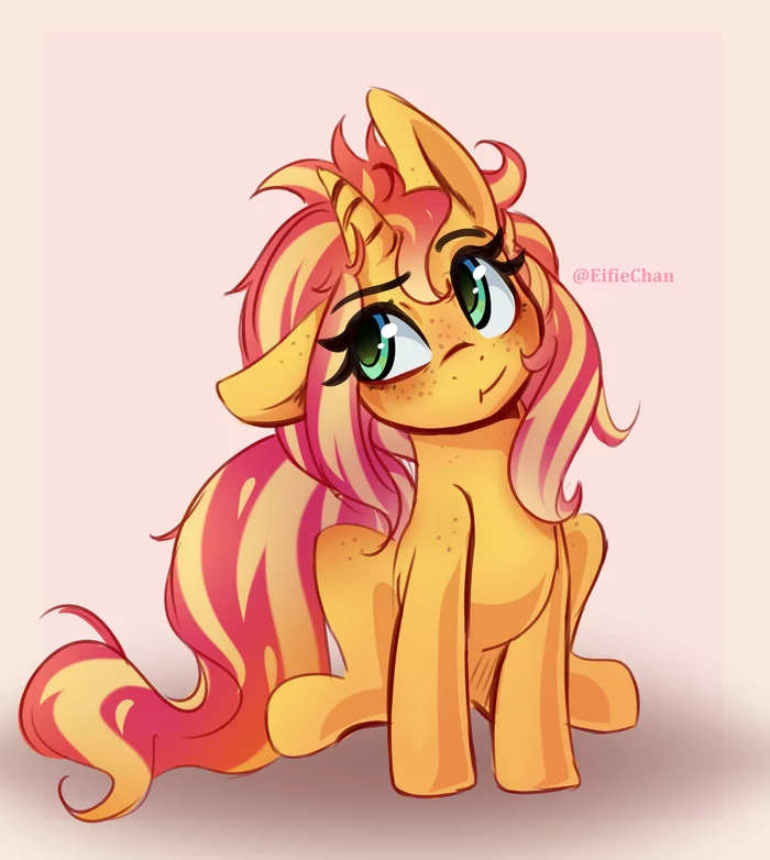 Закатя утром - My Little Pony, PonyArt, Sunset Shimmer, Katakiuchi4u