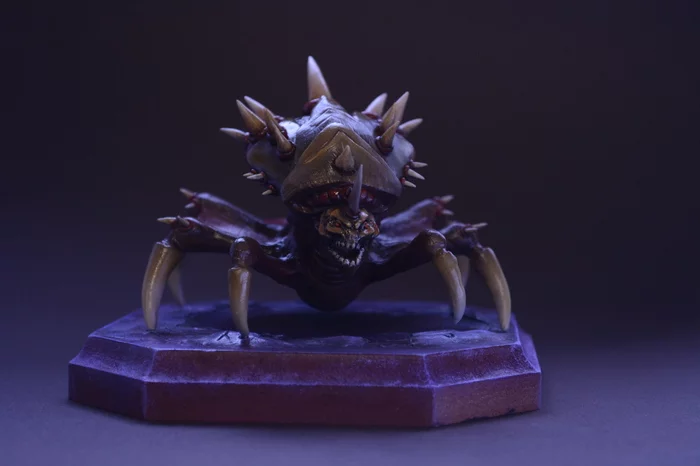 Making a StarCraft 2 Lurker figurine - My, Needlework with process, Blizzard, Longpost, Hobby, Art, Starcraft 2, Zerg, Starcraft