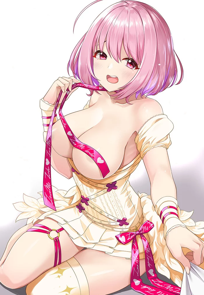 Riamu - NSFW, Anime, Anime art, Idolmaster Cinderella Girls, Yumemi Riamu, Breast