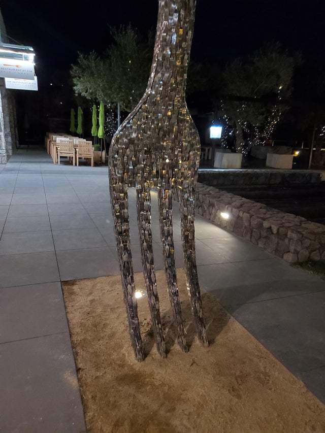 A giant fork made from forks - Art, Fork, The photo