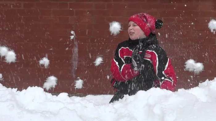 Real childhood - My, Childhood, Snowballs