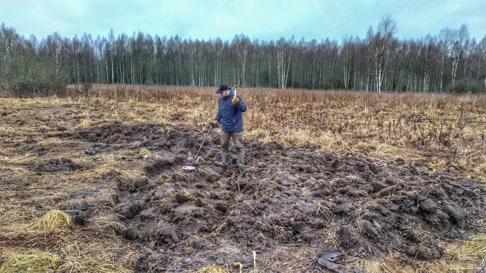 Раскопал старый фундамент на краю леса - Моё, Поиск, Кладоискательство, Нумизматика, Монета, Путешествия, Хобби, Металлоискатель, Видео, Длиннопост