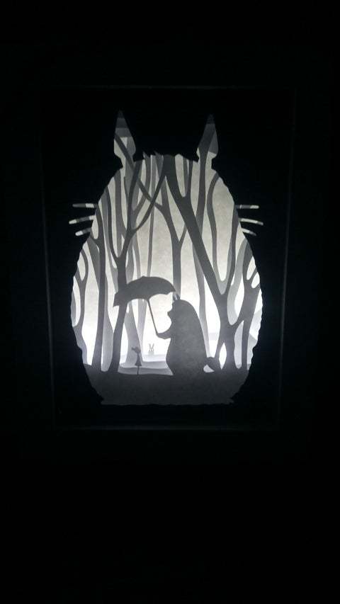 Lightboxes for those who are afraid of the dark ;) - My, Lightbox, Needlework without process, Night light, Longpost