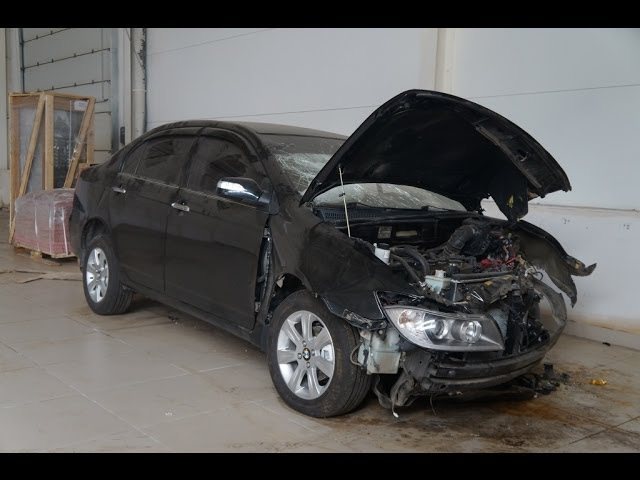 How Lifan Solano I model 620 (CHINESE) withstands impact - My, Chinese cars, Crash test, Auto, Video