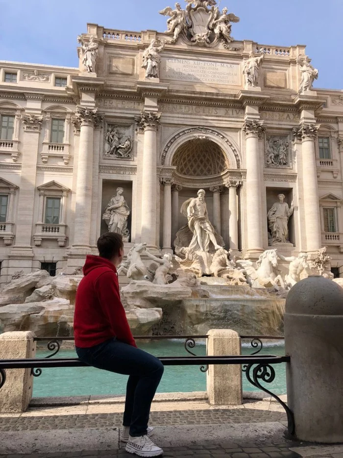 I'm on vacation in Rome - My, Rome, Italy, Vacation, Туристы, Coronavirus, Longpost