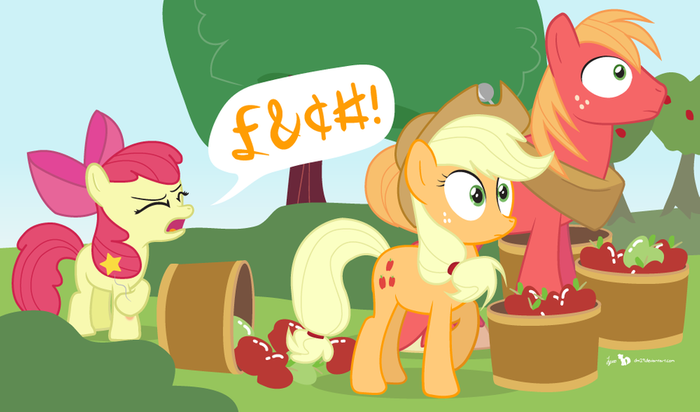 -  ! My Little Pony, Applebloom, Applejack, Big Macintosh