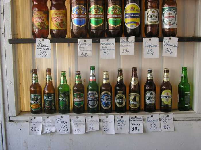 Beer prices in Anapa 2006 - My, Beer, Anapa