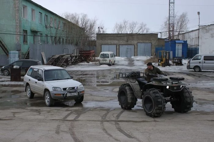 Falcon high flying. Made in Yakutia (ATV) - Falcon, ATV, Craftsmen, All-terrain vehicle, Yakutsk, Video review, Video, Longpost