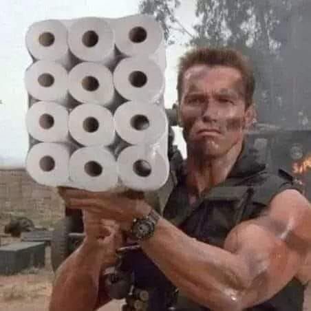 Bumagos - Commando, Arnold Schwarzenegger, Memes, Toilet paper