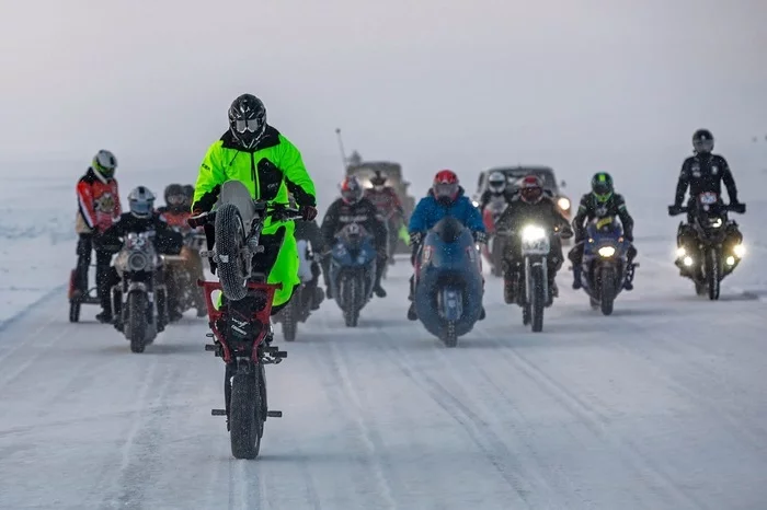 Baikal Mile 2020 - festival of speed on ice! - My, Baikal, Moto, Customization, Record, Speed record, Motorcyclists, Ural motorcycle, Garage, Video, Longpost