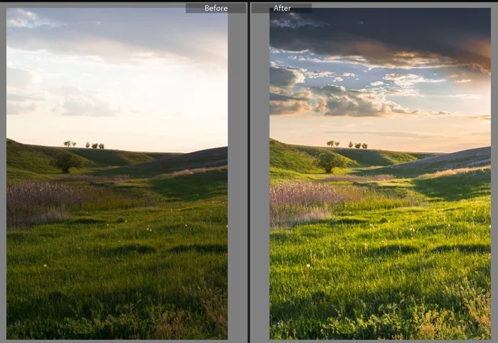 A selection of photos before and after processing - My, The photo, Photo processing, Landscape, Photoshop master, Lightroom, It Was-It Was, Longpost