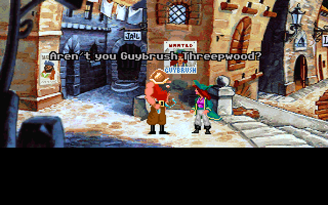 Monkey Island 2: LeChuck's Revenge (part 2) - My, 1991, Passing, Monkey Island, Lucasarts, Quest, DOS games, Computer games, Retro Games, GIF, Longpost