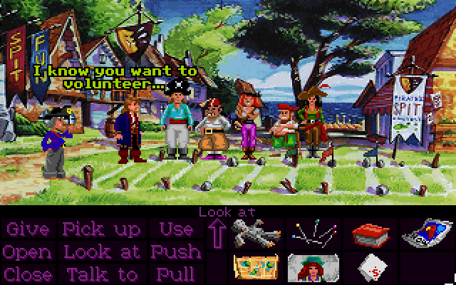 Monkey Island 2: LeChuck's Revenge (part 2) - My, 1991, Passing, Monkey Island, Lucasarts, Quest, DOS games, Computer games, Retro Games, GIF, Longpost