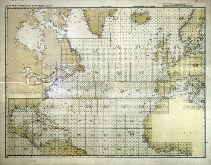 Marinequadratkarte:   Kriegsmarine , , ,   