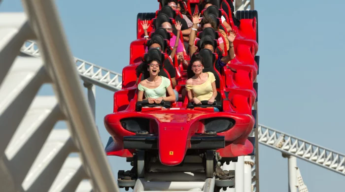 Ferrari World and the fastest roller coaster in the world - Roller coaster, Abu Dhabi, UAE, Ferrari World, Video, Longpost