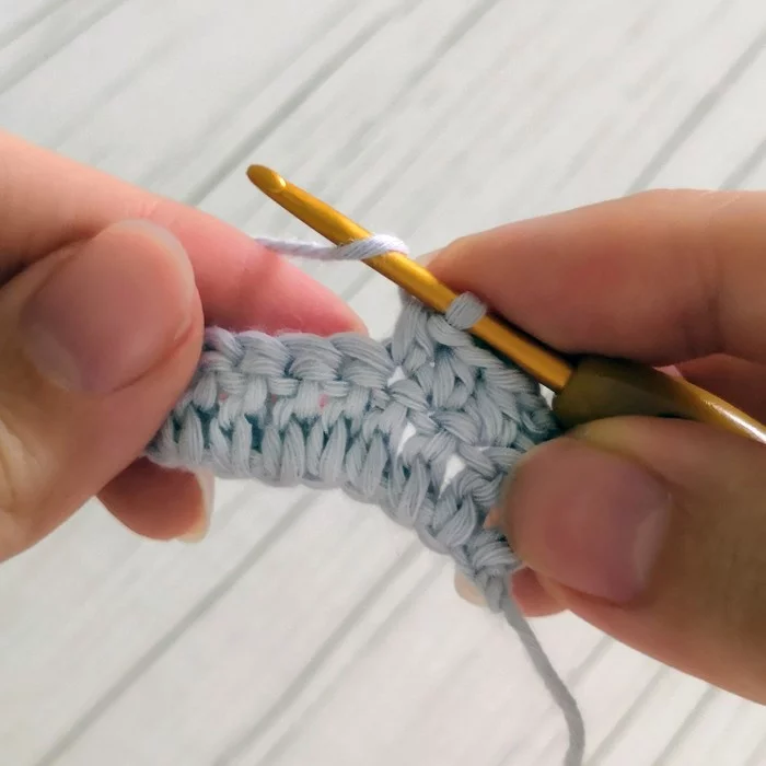 Lesson 6. Half double crochet (PSN) - My, Knitting, Crochet, For beginners, Video, Longpost, Needlework with process