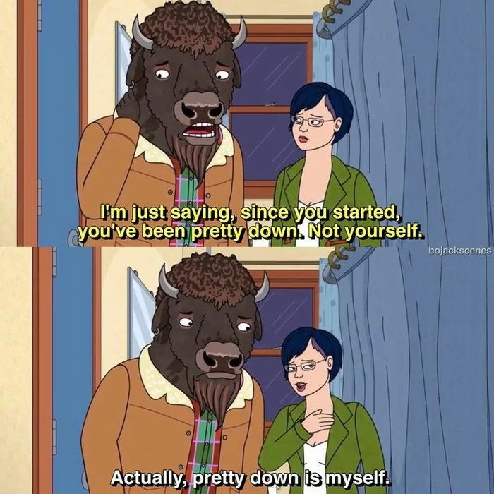 This is khorosho - Bojack Horse, Dog, Art, Anime art, Longpost, Hen, Diane Nguyen, cat