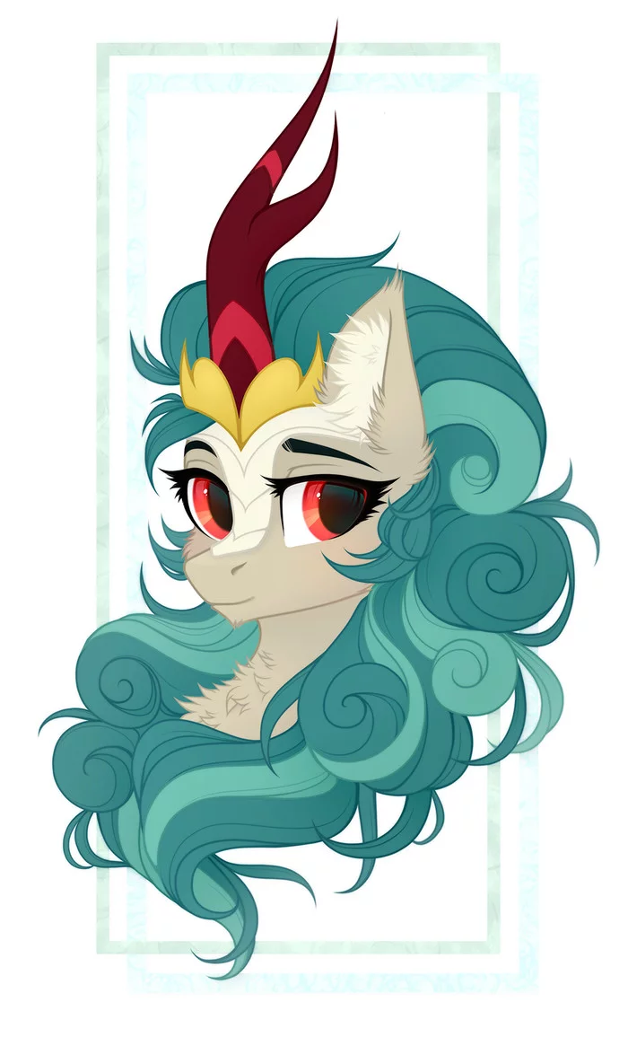 Big fire horse - My little pony, MLP Kirin, Rain Shine, Vird-Gi